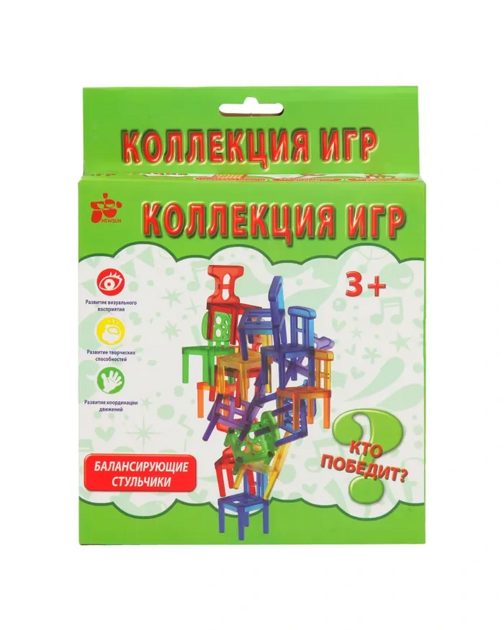 Стульчики  Настольная игра на баланс 18 стульев